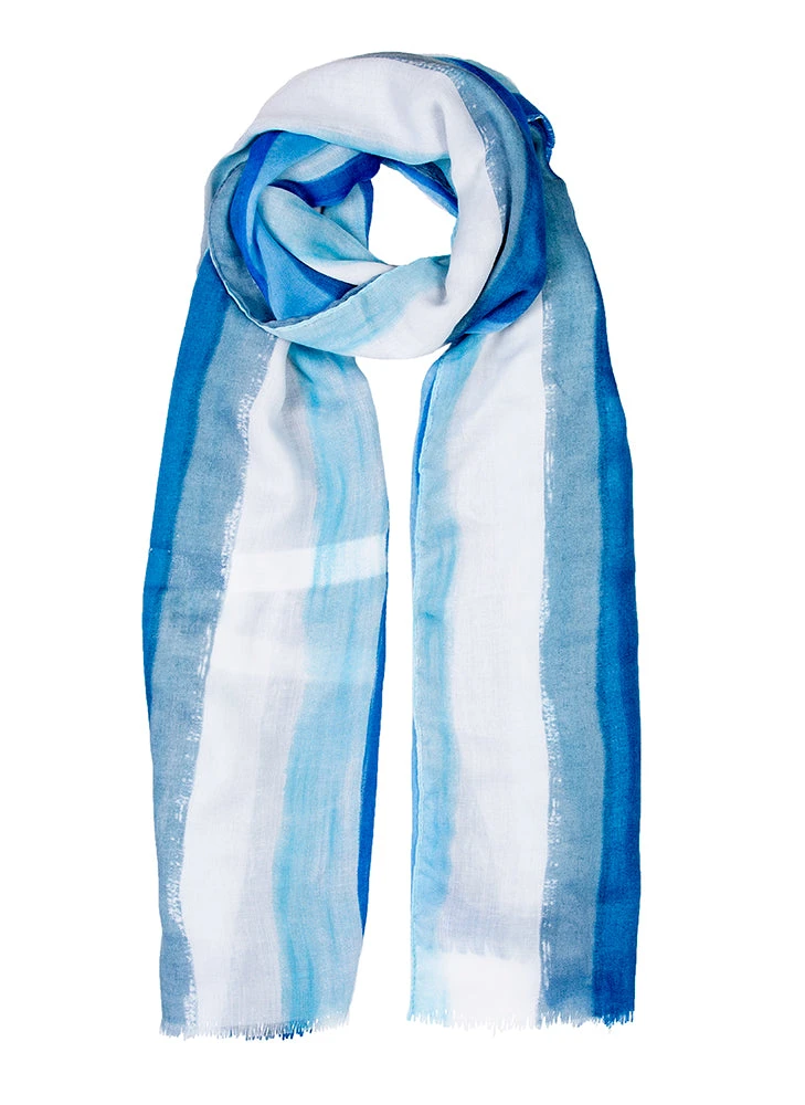 Women's Tonal Stripe Lightweight Scarf 3 Women's Tonal Stripe Lightweight Scarf - Image 3
