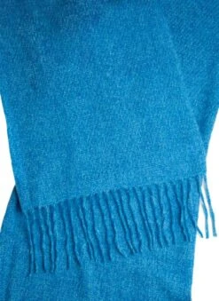 Women's Plain Tweed-Effect Midweight Scarf With Tassels -Dents Luxury Accessories Sales 4 2607 20blue a43f6853 4db0 4b6f 9c63 7cf178173884