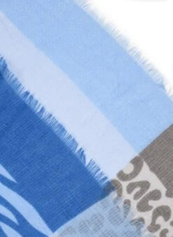 Women’s Leopard And Zebra Print Lightweight Scarf -Dents Luxury Accessories Sales 4 2618Navy