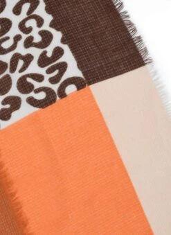 Women’s Leopard And Zebra Print Lightweight Scarf -Dents Luxury Accessories Sales 4 2618Orange ad6bf839 a8a2 4939 aaab 1c9293ca6546