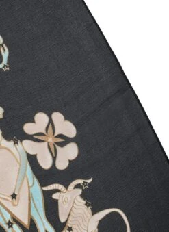 Women’s Zodiac-Print Silk-Like Lightweight Scarf -Dents Luxury Accessories Sales 4 2623Black