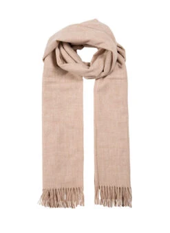 Women’s Plain Marl Scarf With Tassels
