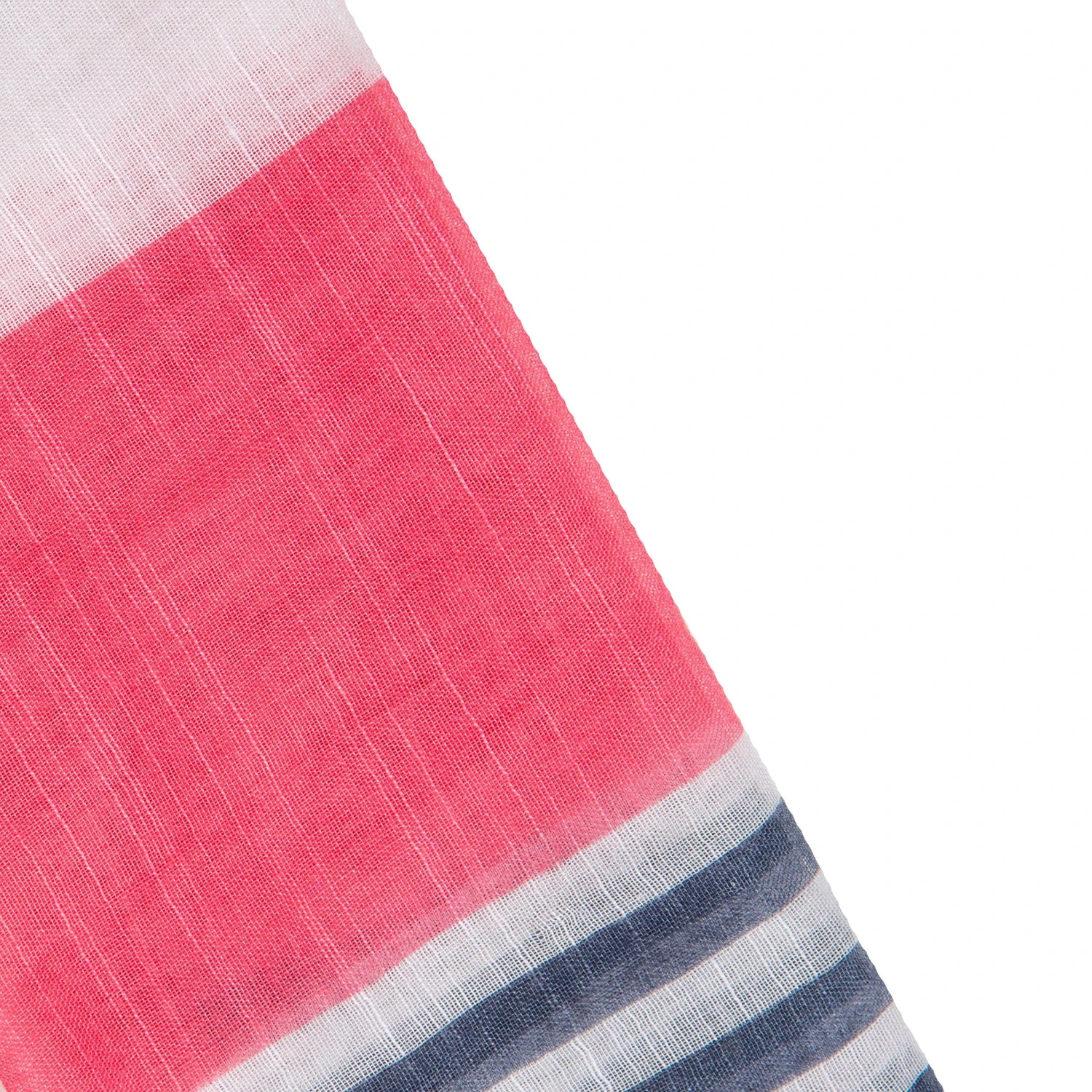 Women’s Two Stripe Pattern Lightweight Scarf With Tassels 2 Women’s Two Stripe Pattern Lightweight Scarf With Tassels - Image 2