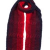 Women’s Multi-Colour Ombre Cable Knit Scarf