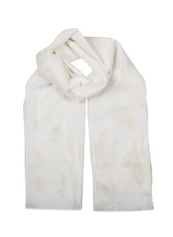 Women's Metallic Butterfly Pattern Lightweight Scarf