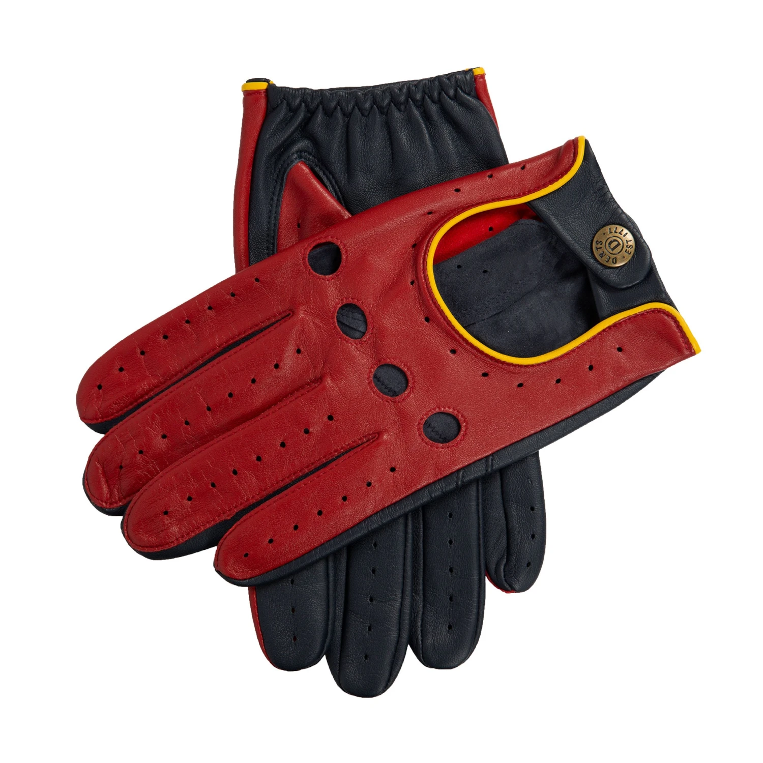 Men’s Touchscreen Three-Colour Leather Driving Gloves 1 Men’s Touchscreen Three-Colour Leather Driving Gloves