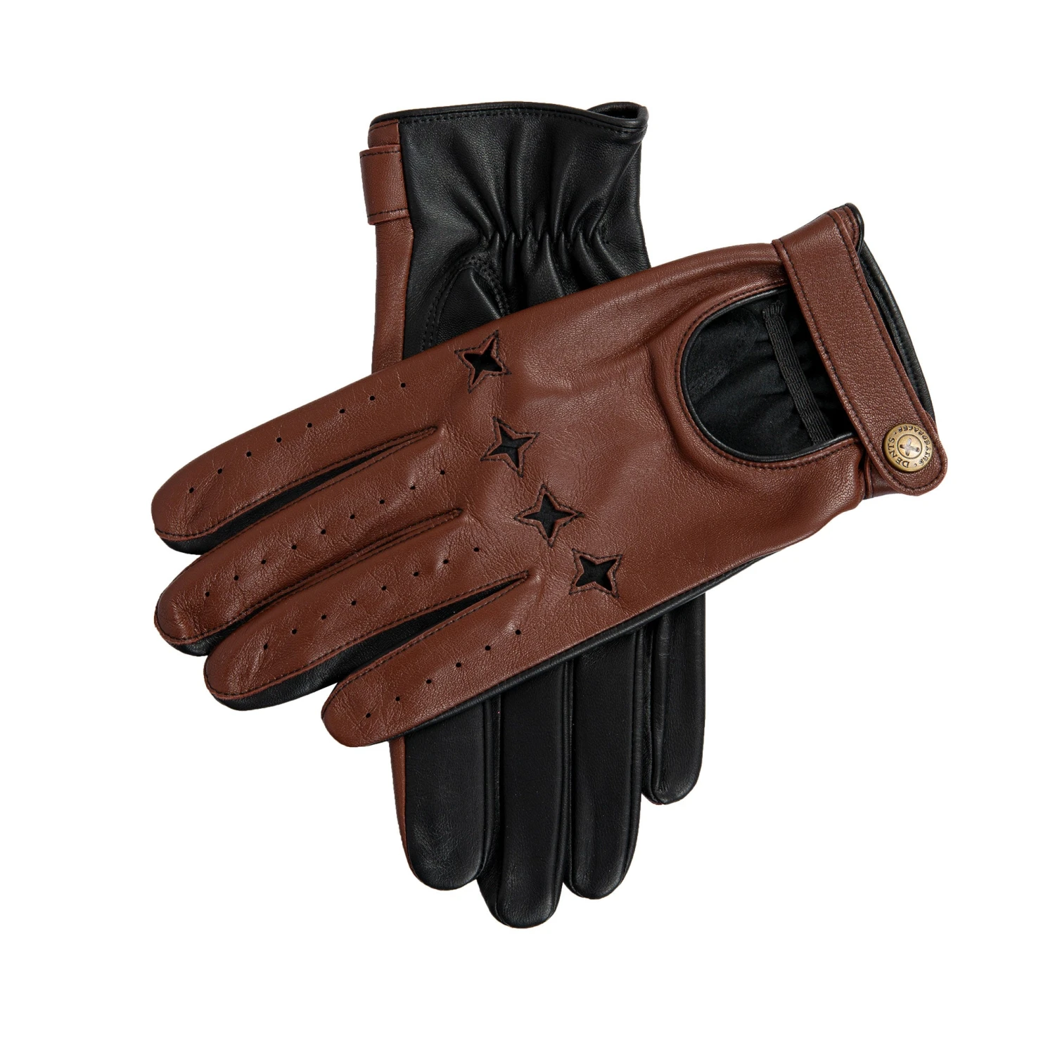 Men's The Suited Racer Touchscreen Leather Driving Gloves With Wristwatch Cut-out 1 Men's The Suited Racer Touchscreen Leather Driving Gloves With Wristwatch Cut-out