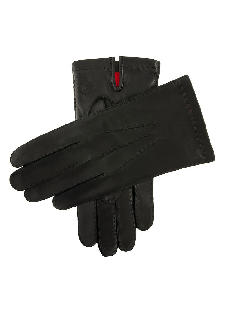 Men's Handsewn Three-Point Silk-Lined Leather Gloves 1 Men's Handsewn Three-Point Silk-Lined Leather Gloves
