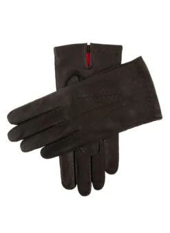 Men's Handsewn Three-Point Silk-Lined Leather Gloves 7 Men's Handsewn Three-Point Silk-Lined Leather Gloves -Dents Luxury Accessories Sales 5 1513 brown