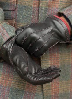 Men's Handsewn Three-Point Cashmere-Lined Leather Gloves With Colour Contrast Details -Dents Luxury Accessories Sales 5 1541 4f0dae86 8f63 4bbb 9238 264ad47a89fb