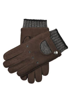 Men’s Water-Resistant Wool Blend-Lined Nubuck Leather Gloves With Knitted Cuffs 7 Men’s Water-Resistant Wool Blend-Lined Nubuck Leather Gloves With Knitted Cuffs -Dents Luxury Accessories Sales 5 1625Brown