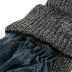 Men's Three-Point Fleece-Lined Suede Gloves With Knitted Cuffs -Dents Luxury Accessories Sales 5 1629 3 copy