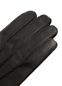 Men's Three-Point Lined Leather Gloves -Dents Luxury Accessories Sales 5 1700 black 2 a092d504 78b1 4a83 9fda 84179b328943