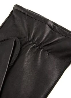 Men's Three-Point Lined Leather Gloves -Dents Luxury Accessories Sales 5 1700 black 3