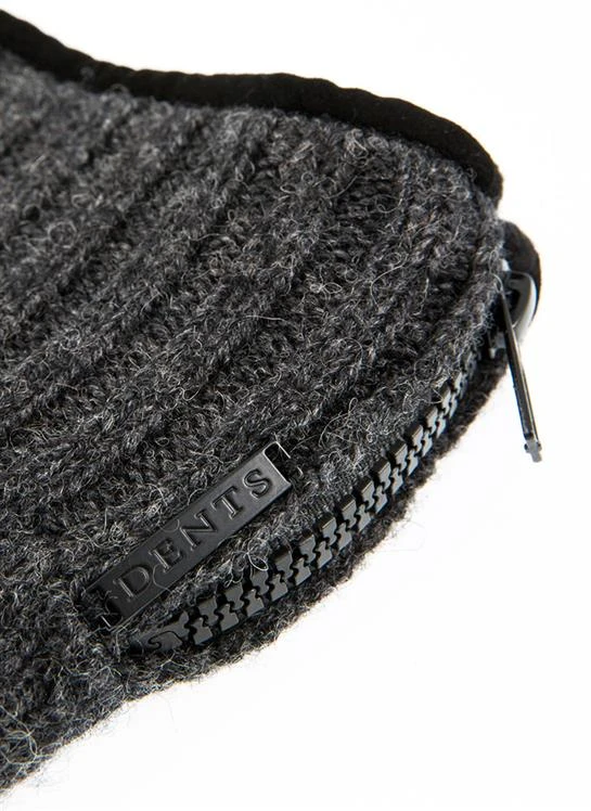 Men's Thinsulate-Lined Knitted Gloves With Zip 5 Men's Thinsulate-Lined Knitted Gloves With Zip - Image 5