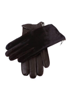Men's Cashmere-Lined Ponyskin And Leather Gloves -Dents Luxury Accessories Sales 5 7007 20brown aab74f06 7eaa 43da b7f9 1d5f819e2de1