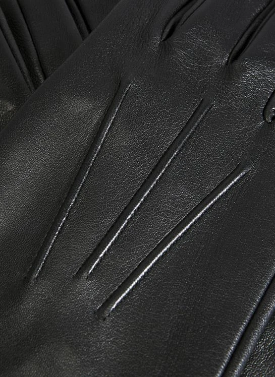 Men's Three-Point Silk-Lined Leather Gloves 2 Men's Three-Point Silk-Lined Leather Gloves - Image 2