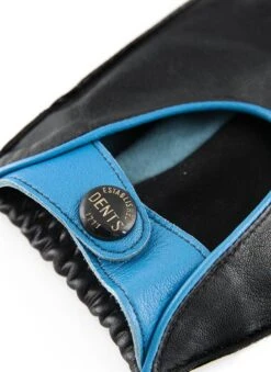 Men's Leather Driving Gloves With Colour Contrast Details -Dents Luxury Accessories Sales 5 9051 205