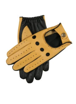 Men's Touchscreen Leather Driving Gloves