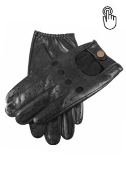 Men's Touchscreen Leather Driving Gloves -Dents Luxury Accessories Sales 5 9200 black