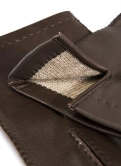 Men's Touchscreen Handsewn Three-Point Cashmere-Lined Leather Gloves 12 Men's Touchscreen Handsewn Three-Point Cashmere-Lined Leather Gloves -Dents Luxury Accessories Sales 5 9201 20brown 203