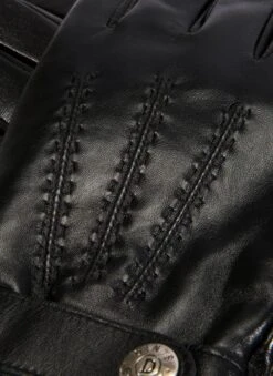 Men's Touchscreen Three-Point Wool Blend-Lined Leather Gloves -Dents Luxury Accessories Sales 5 9204 black 4 1854452d cd3a 4c63 9068 f3dac79bacf7