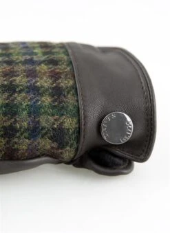Men's Faux Fur-Lined Abraham Moon Dogtooth Tweed And Leather Gloves -Dents Luxury Accessories Sales 5 9308 205 ea62d4ec 35db 4b8d b000 b05ca63bd53d