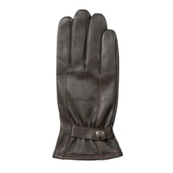 Men’s Touchscreen Lined Leather Gloves With Contrast Stitching -Dents Luxury Accessories Sales 5 9315 Brown 2