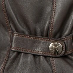 Men’s Touchscreen Lined Leather Gloves With Contrast Stitching -Dents Luxury Accessories Sales 5 9315 Brown 7