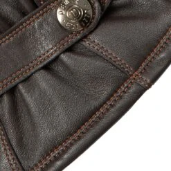Men’s Touchscreen Lined Leather Gloves With Contrast Stitching -Dents Luxury Accessories Sales 5 9315 Brown 9
