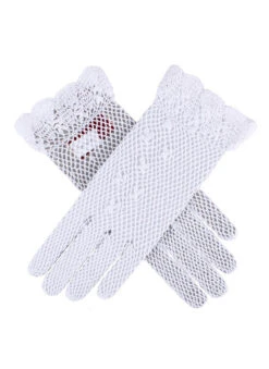 Women's Cotton Crochet Gloves -Dents Luxury Accessories Sales 6 2114White