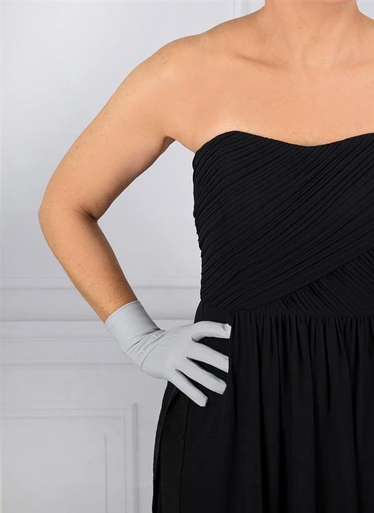 Women's Three-Point Matt Satin Gloves 18 Women's Three-Point Matt Satin Gloves - Image 18