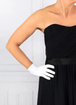 Women's Three-Point Matt Satin Gloves 23 Women's Three-Point Matt Satin Gloves -Dents Luxury Accessories Sales 6 2119 ivory