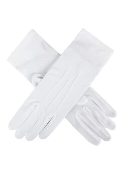 Women's Three-Point Matt Satin Gloves 22 Women's Three-Point Matt Satin Gloves -Dents Luxury Accessories Sales 6 2119Ivory