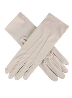 Women's Three-Point Matt Satin Gloves 24 Women's Three-Point Matt Satin Gloves -Dents Luxury Accessories Sales 6 2119Shantung
