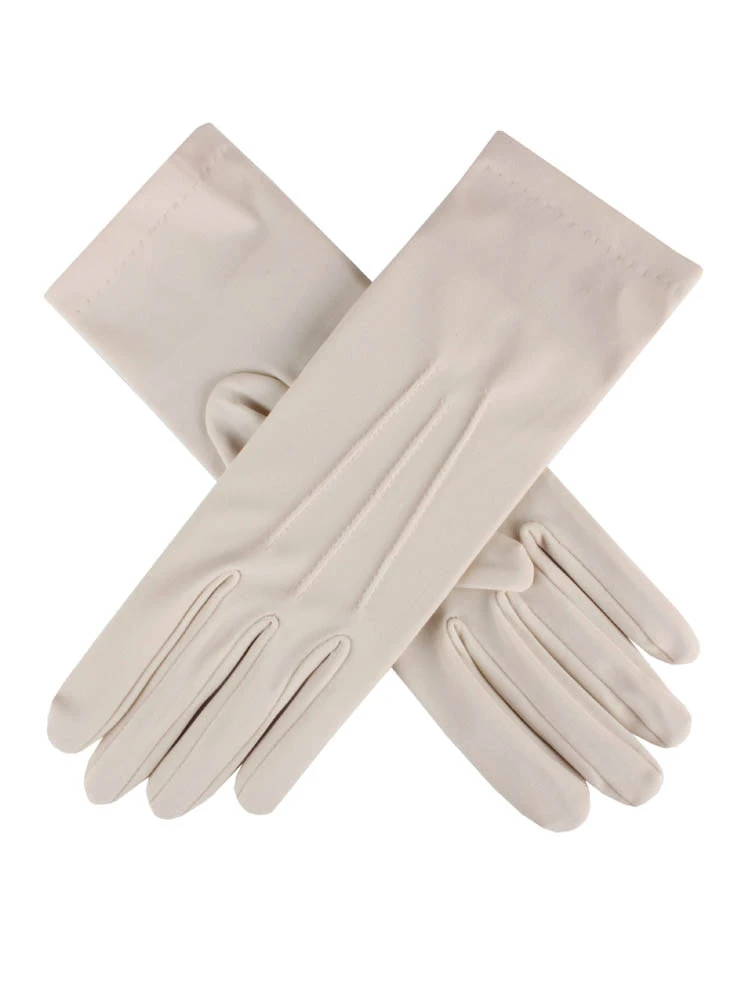 Women's Three-Point Matt Satin Gloves 7 Women's Three-Point Matt Satin Gloves - Image 7