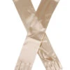 Women's Long Above-Elbow Satin Gloves