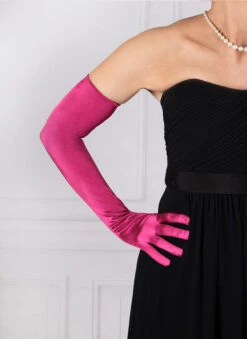 Women's Long Opera Satin Gloves -Dents Luxury Accessories Sales 6 2182 fuchsia 2 19337fbc 6461 4396 9a4c 5b4526cc0992