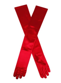 Women's Long Opera Satin Gloves -Dents Luxury Accessories Sales 6 2182Berry