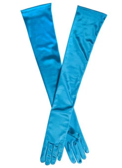Women's Long Opera Satin Gloves -Dents Luxury Accessories Sales 6 2182Teal