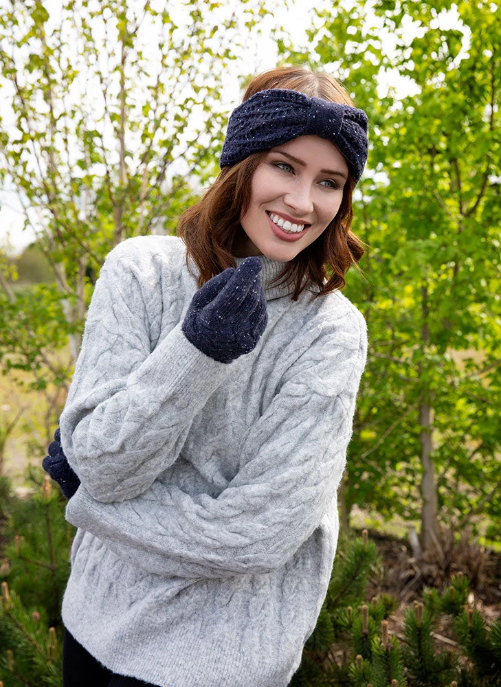 Women's Lace Knit Gloves 2 Women's Lace Knit Gloves - Image 2