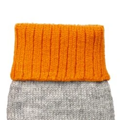 Women’s Two-Tone Fingerless Gloves With Mitten Flap -Dents Luxury Accessories Sales 6 3276 Dove Grey Tangerine 5