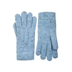 Women’s Cable Knit Gloves With Marl Yarn 22 Women’s Cable Knit Gloves With Marl Yarn -Dents Luxury Accessories Sales 6 3278 Corn Blue 1