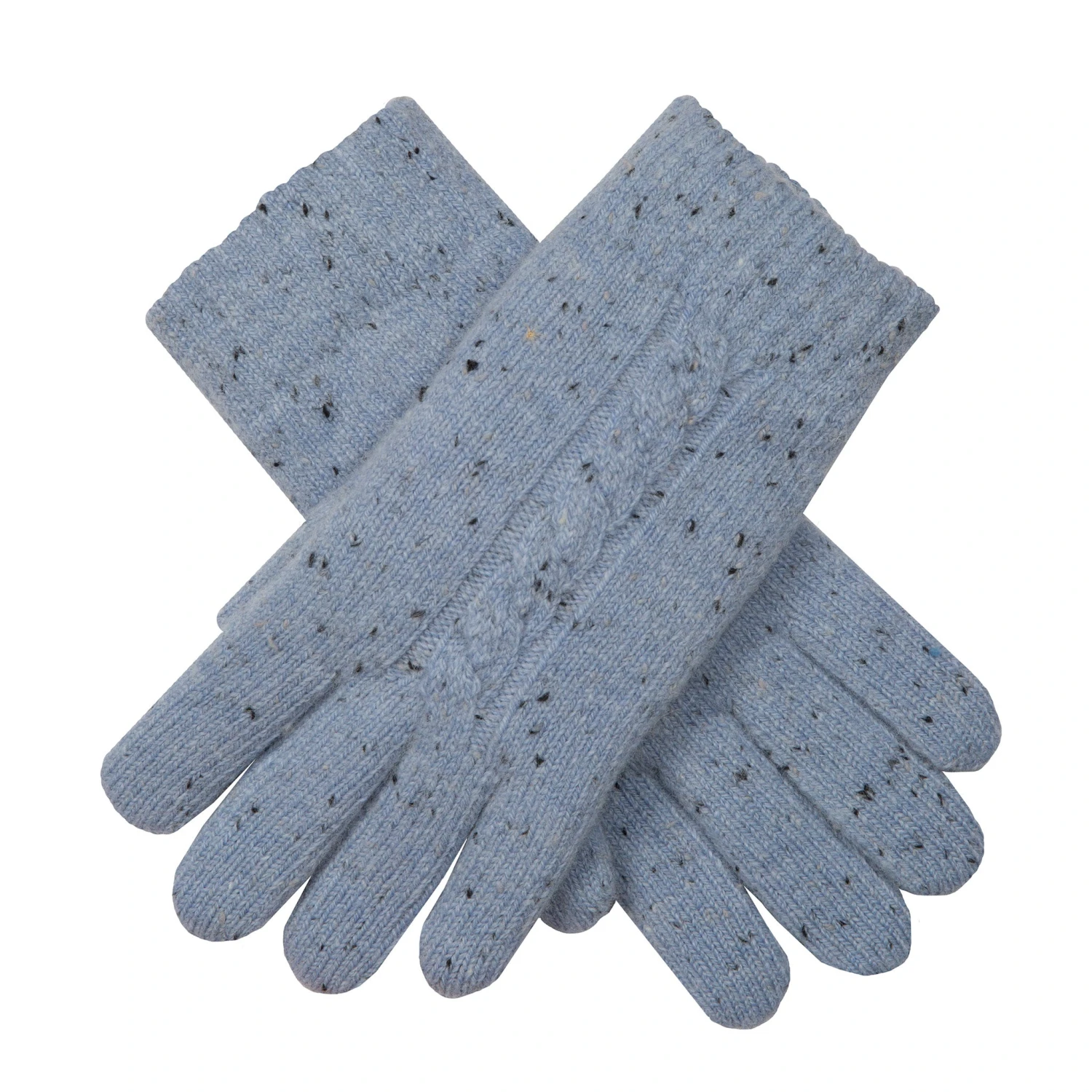 Women’s Cable Knit Gloves With Marl Yarn 1 Women’s Cable Knit Gloves With Marl Yarn