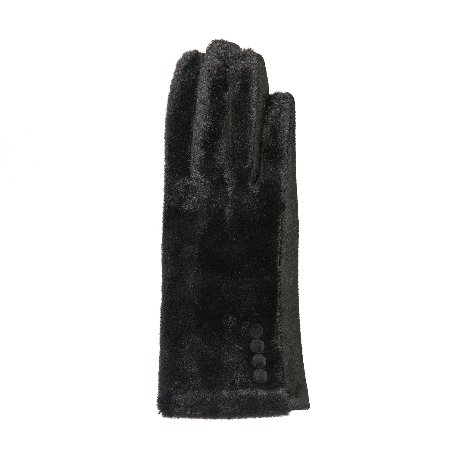Women’s Touchscreen Velour-Lined Faux Fur And Faux Suede Gloves 3 Women’s Touchscreen Velour-Lined Faux Fur And Faux Suede Gloves - Image 3