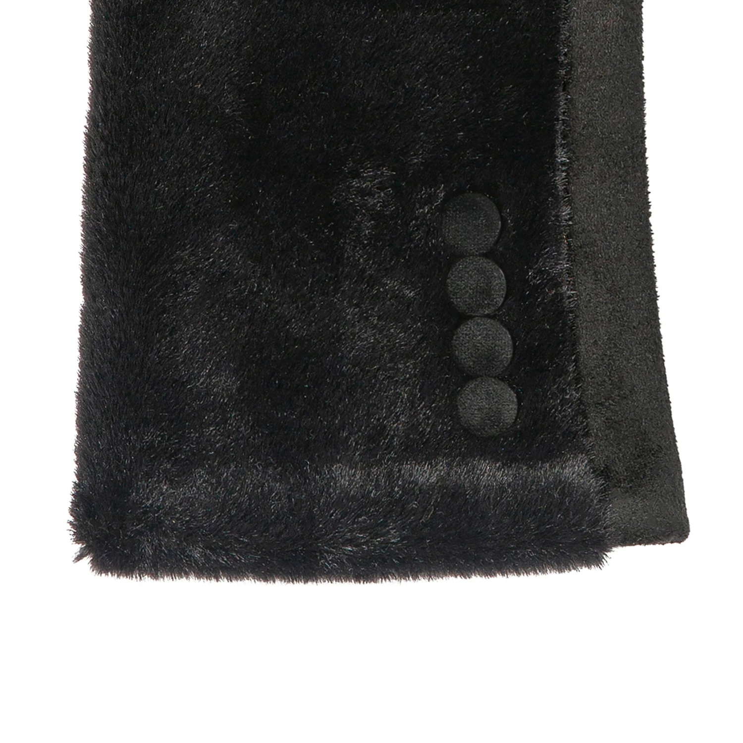 Women’s Touchscreen Velour-Lined Faux Fur And Faux Suede Gloves 4 Women’s Touchscreen Velour-Lined Faux Fur And Faux Suede Gloves - Image 4