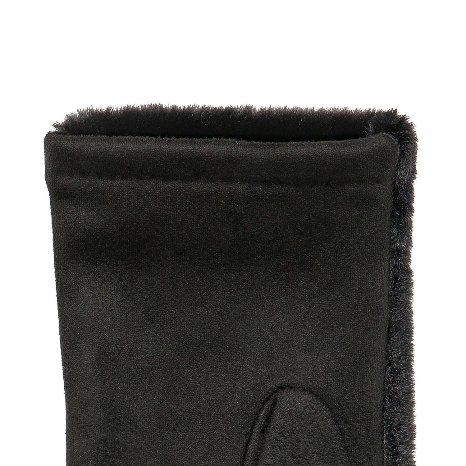 Women’s Touchscreen Velour-Lined Faux Fur And Faux Suede Gloves 6 Women’s Touchscreen Velour-Lined Faux Fur And Faux Suede Gloves - Image 6