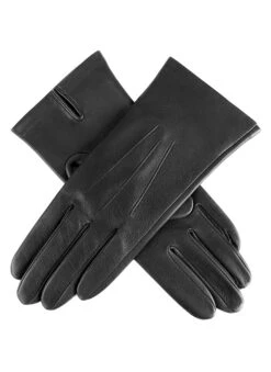Women's Three-Point Leather Gloves -Dents Luxury Accessories Sales 7 0010 Black 461eb750 1aa0 49a7 8068 2a84c2e8c9ab