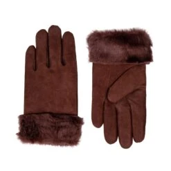 Women's Sheepskin Gloves 18 Women's Sheepskin Gloves -Dents Luxury Accessories Sales 7 1056 Chestnut 1