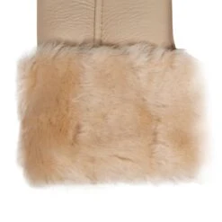 Women's Sheepskin Mittens -Dents Luxury Accessories Sales 7 1060 Camel Nappa 4